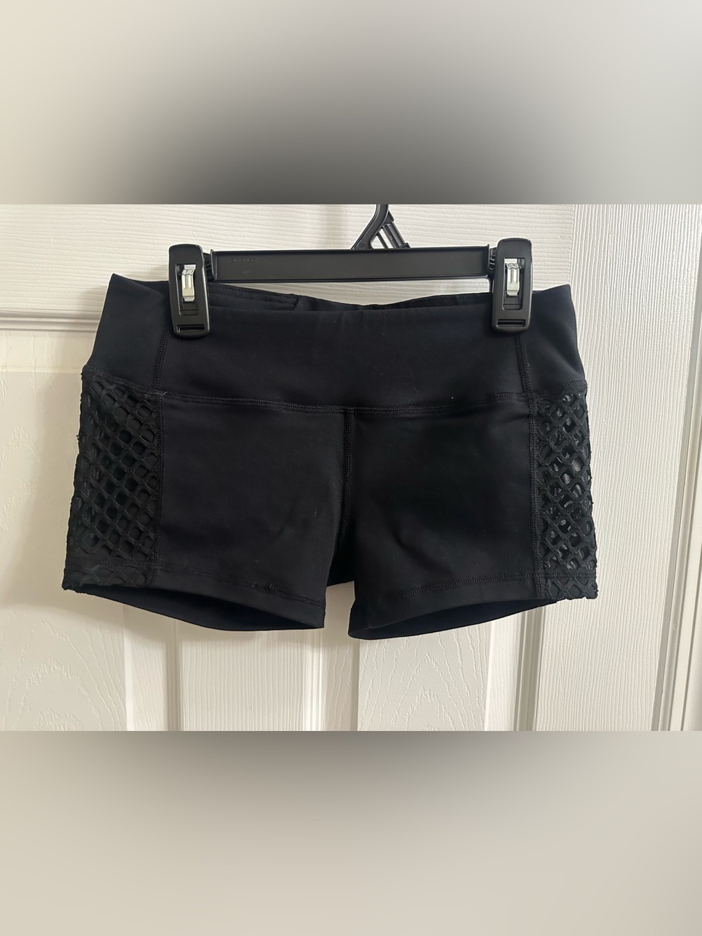 Ivy Sky By Weissman Dancewear Size LC Black Dance Shorts Girls Child Large